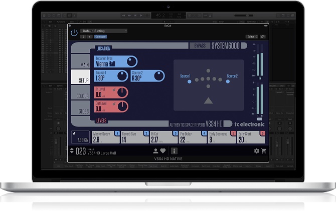 延时效果器 TC Electronic VSS 4 经典数字立体声混响,为吉他\人声混音增添丰富质感和年代感复古音色