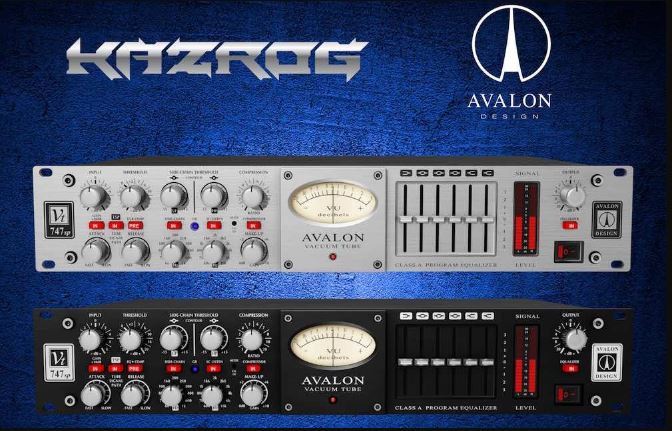 电子管通道 Kazrog Avalon VT 747SP 光学压缩器