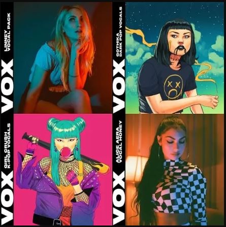 VOX 4 Vocal Pack Bundle 电音EDM人声采样包 素材loop