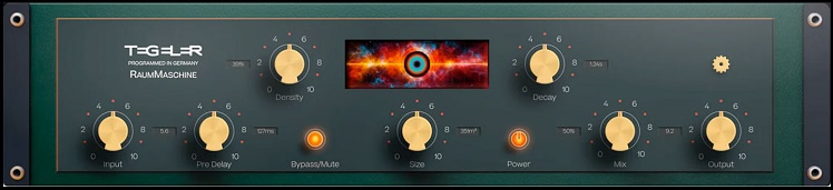 经典硬件混响质感 Tegeler Audio Manufaktur Raummaschine 1.1.8 / 1.1.1 空间效果处理插件