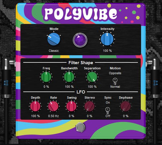 蓝猫颤音效果器 Blue Cat Audio Blue Cat’s PolyVibe 温暖音色与复古质感