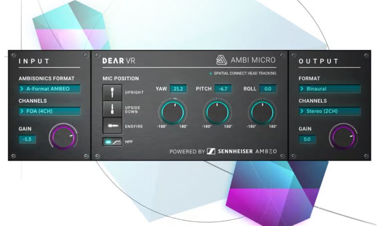 Dear Reality dearVR Ambi Micro 声场效果器