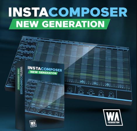 MIDI生成器插件 W A Production InstaComposer v1.0.0 EDM|嘻哈|电影配乐场景适用