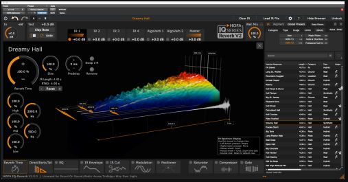混响采样库 HOFA IQ Reverb IR Library v2.0.16 音乐制作\音频工程和声音设计,经典板式混响\厅堂混响到创意空间音效等多种类型
