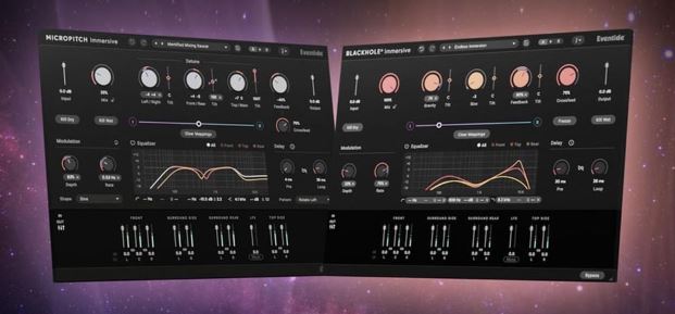 沉浸式杜比全景声插件 Eventide Blackhole Immersive v1.3.0 三维声场中自然延展与定位