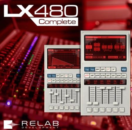 莱斯康LX480混响 ReLab LX480 Complete v3.1 丝滑的空间感效果