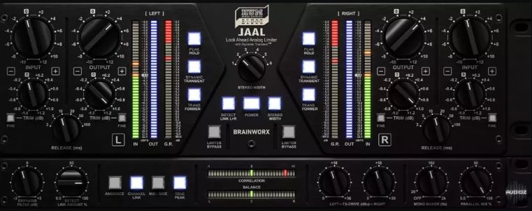 离散式全模拟限制器 Plugin Alliance HUM Audio Devices LAAL v1.0 智能前瞻