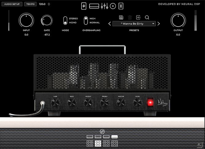 吉他音色插件 Neural DSP Archetype Nolly 模拟经典磁带延迟的立体声延时效果,智能和声器可实时调节共振峰的参数化均衡