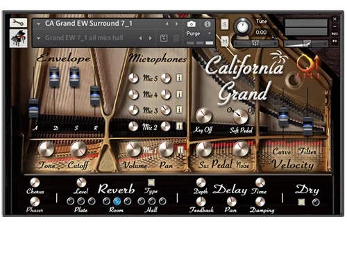 绝品超赞大钢琴 Q Up Arts California Keys 琴键都由经验丰富的制琴师调校，环绕立体声音色饱满圆润,古典奏鸣曲细腻演绎