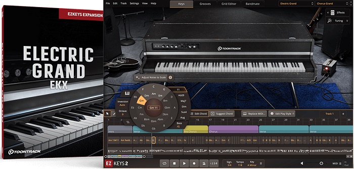 Yamaha CP-80电钢琴采样 Toontrack Electric Grand EKX 明亮|清脆|穿透力音色