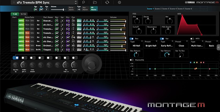 Yamaha – MONTAGE M ESP v2.0 雅马哈硬件合成器