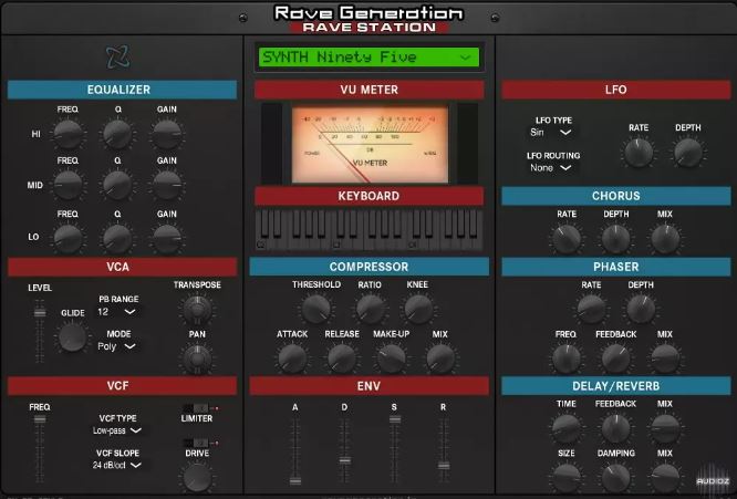综合插件集成工具 Rave Generation Rave Station v1.0.0 电音舞曲乐器+效果器混音后期