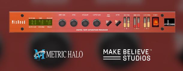 经典硬件蓝本建模 Make Believe Studios MixHead v4.0.3 数字磁带饱和处理器