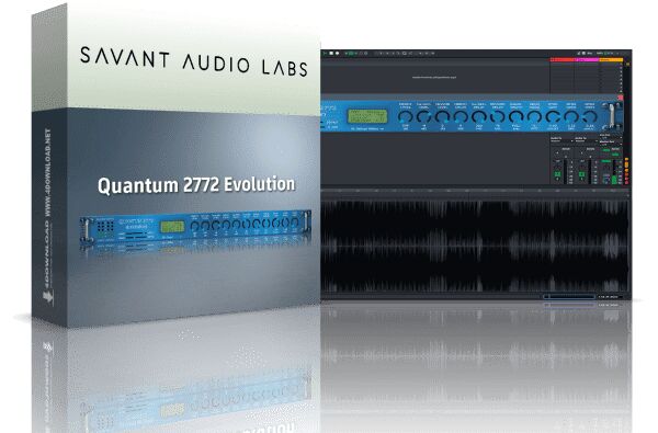 立体声混响 Savant Audio Labs Quantum 2772 Evolution 融合经典模拟电路的温暖特质,12种算法复刻70年代经典硬件特有的磁带饱和音色