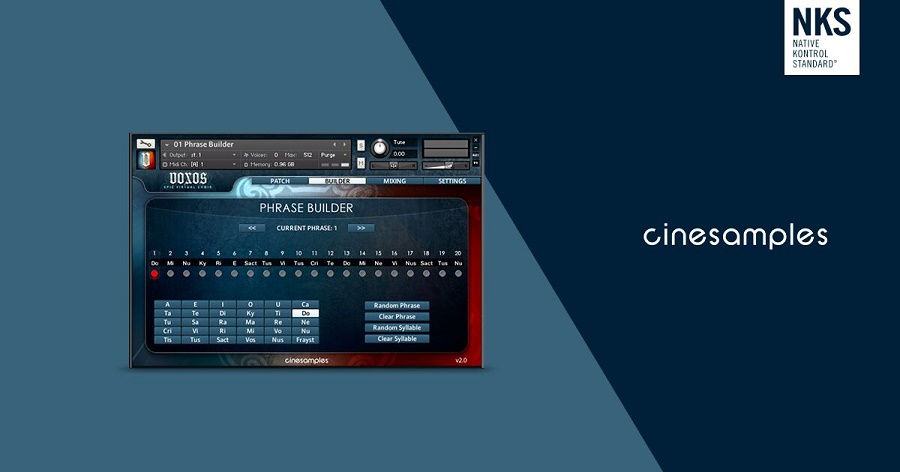 史诗合唱团 Cinesamples VOXOS 2 Epic Choirs    影视配乐和游戏音效设计的顶级虚拟乐器库,传统合唱团的男声\女声与童声组合
