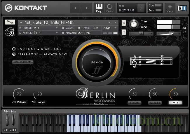柏林木管全集 Orchestral Tools Berlin Woodwinds Complete 木管声部的音色光谱,包含长笛\双簧管\单簧管与巴松乐器组，低音单簧管\英国管变种乐器