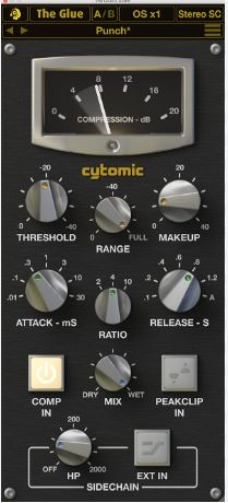 经典压缩效果器 Cytomic The Glue v1.7.0 鼓组总线增益
