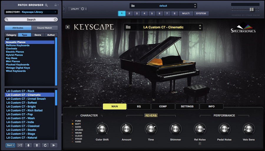 巨头钢琴键盘合集 Spectrasonics Keyscape 史诗级虚拟乐器音色,施坦威三角钢琴\罗德电钢琴\哈蒙德 B3 风琴\玩具钢琴\四弦键琴\特雷门琴