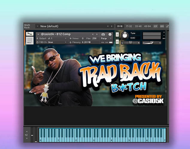40种高品质 Kontakt 乐器音源 Casio5k Trap Back 打击节奏库