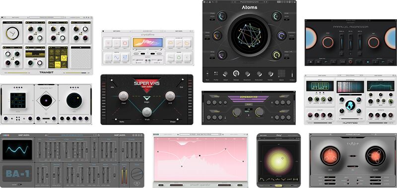 效果器插件合集 Baby Audio Plugin Bundle 精准模拟复古磁带机的温暖饱和感与微妙噪音,创造经典回声到实验性纹理的丰富空间效果