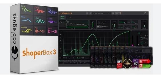 创意效果插件 CableGuys ShaperBox 3.5.2 灵活的LFO绘图和模块化效果