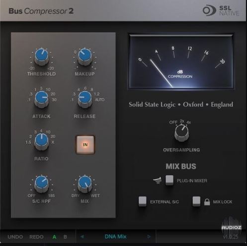 总线压缩器 Solid State Logic Native Bus Compressor 2.v1.0.55 声音通透、具有光泽感的效果插件