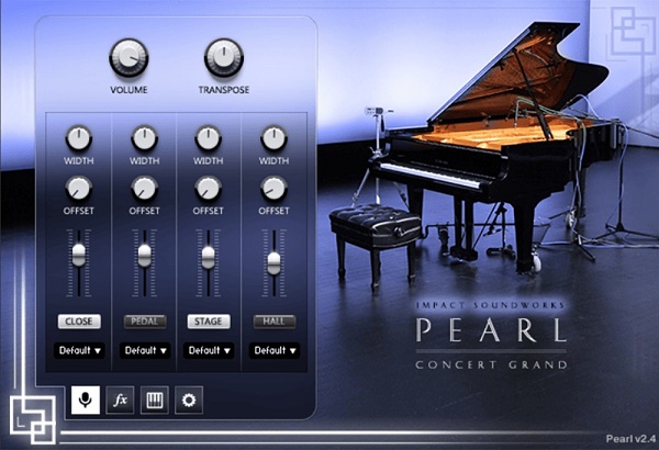 雅马哈C7三角钢琴 Impact Soundworks Pearl Concert Grand 高品质虚拟钢琴音源