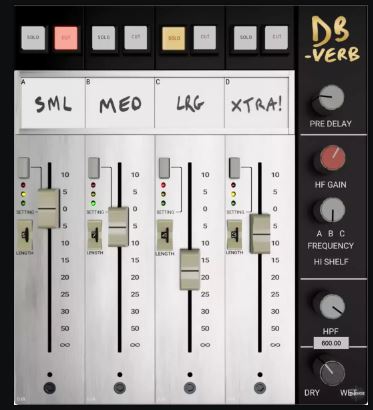 Metric Halo DBVerb v4.0.71.235 混音插件,混响效果器混合通道或总线，获得动感的声音