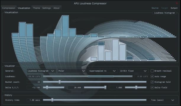 专业音频压缩工具 APU Software APU Loudness Compressor v3.5.1 母带处理、播客后期插件