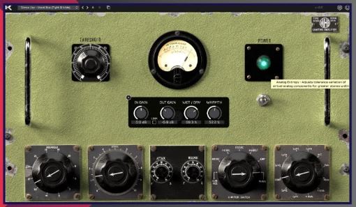 复古电子管压缩 Kazrog MHB Green v1.0.0 饱和器插件