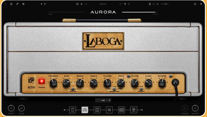 电吉他音箱插件 Aurora DSP Laboga Diamond Sound v1.0.0 英式高增益音色