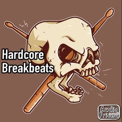 AudioFriend Hardcore Breakbeats WAV 失真故障节拍采样包 素材\loop