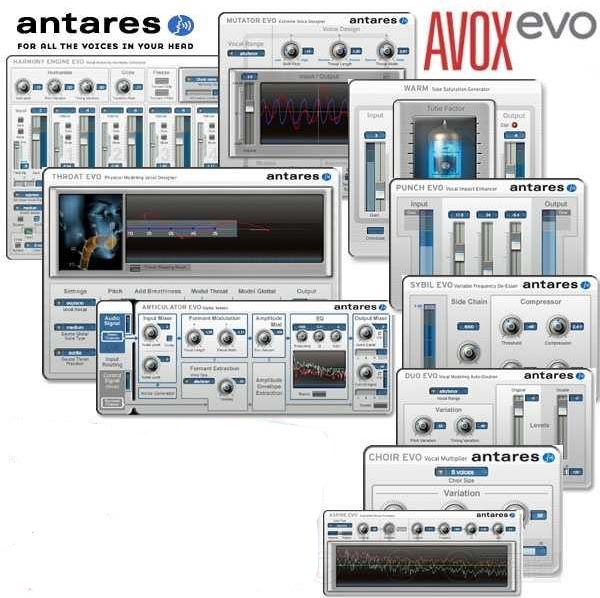 音乐制作与人声处理 Antares Auto-Tune \AVOX Evo 效果器插件套装