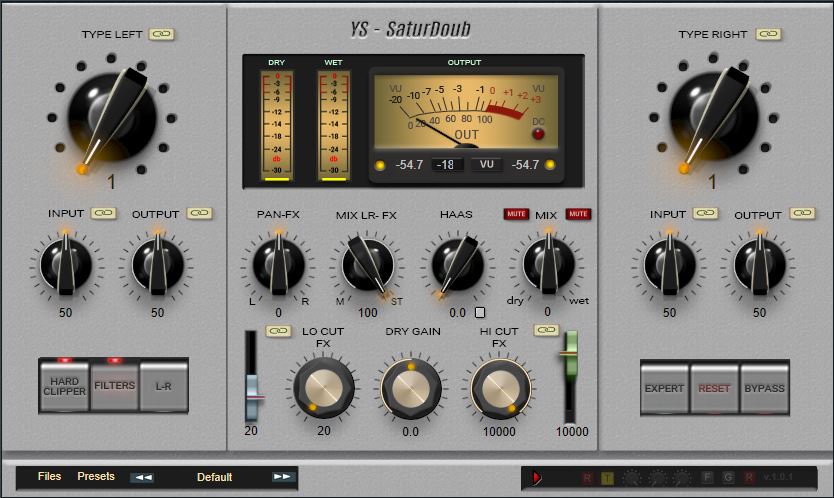 后期混音插件 Yuri Semenov YS SaturDoub v1.0.1 带有延迟功能，哈斯效果，带有软拐点的限幅器