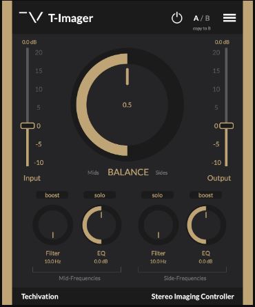 立体声扩展插件 Techivation T Imager v1.0.1 增强声音的广度、深度和宽度效果器