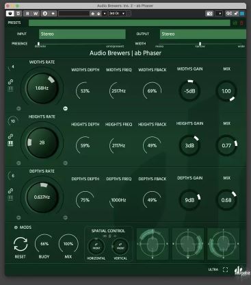 Audio Brewers ab Phaser v2.16.0 MOCHA 三维移相器
