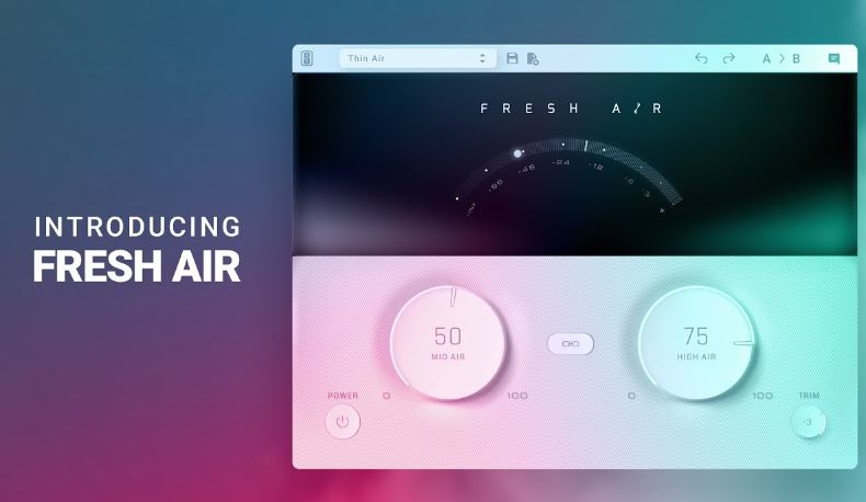 人声空气感激励器 Slate Digital Fresh Air 音频处理插件