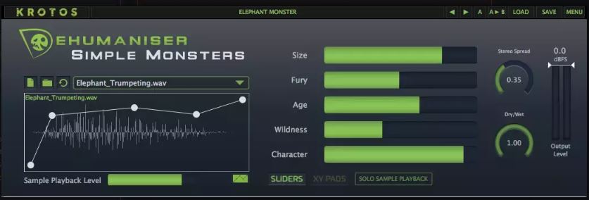 Krotos Dehumaniser Simple Monsters 特效声音设计,怪物感的声音效果