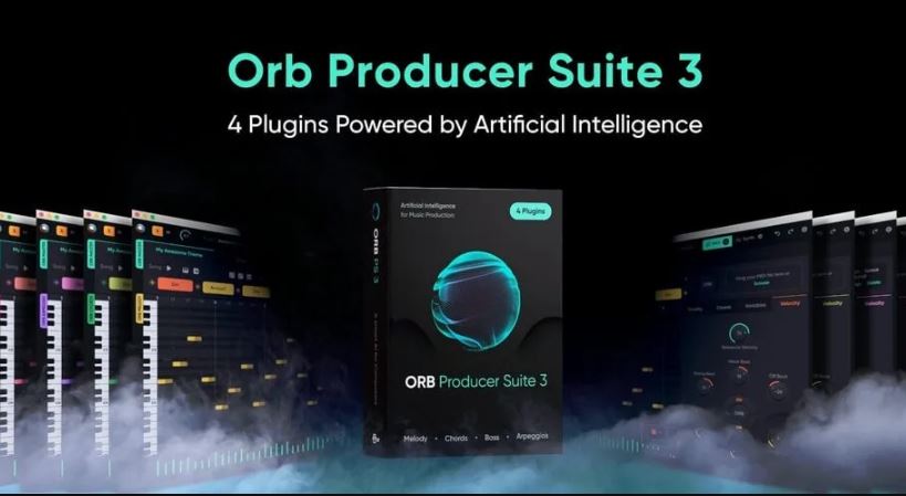 智能AI编曲插件套装 Hexachords Orb Producer Suite 3.0.5 和弦|旋律|贝斯|琶音人工智能技术