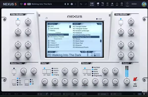 虚拟合成器插件 reFX Nexus v5.4.14 + 全套皮肤从经典复古到现代极简的多种视觉风格，无缝导入单个采样\多个采样或整个音色库