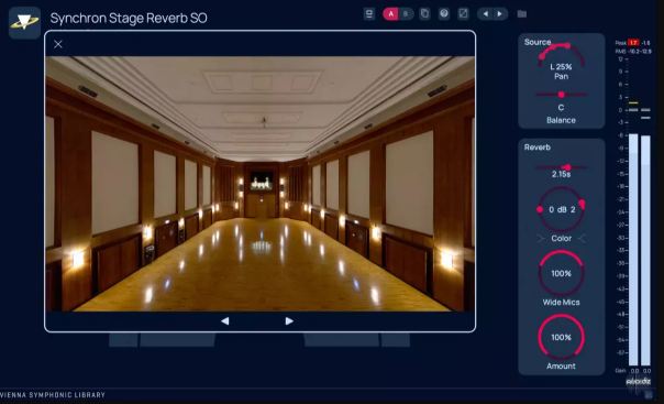 维也纳交响库舞台混响 Vienna Symphonic Library Synchron Stage Reverb SO v1.1 音乐制作现场感的自然混响效果,古典管弦乐\电影配乐需要宏大空间感创作